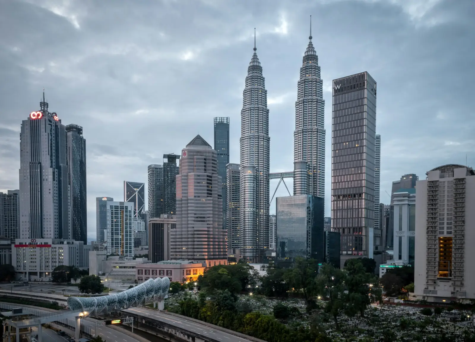 Kuala Lumpur skyline at sunset — Uttara Land property developer